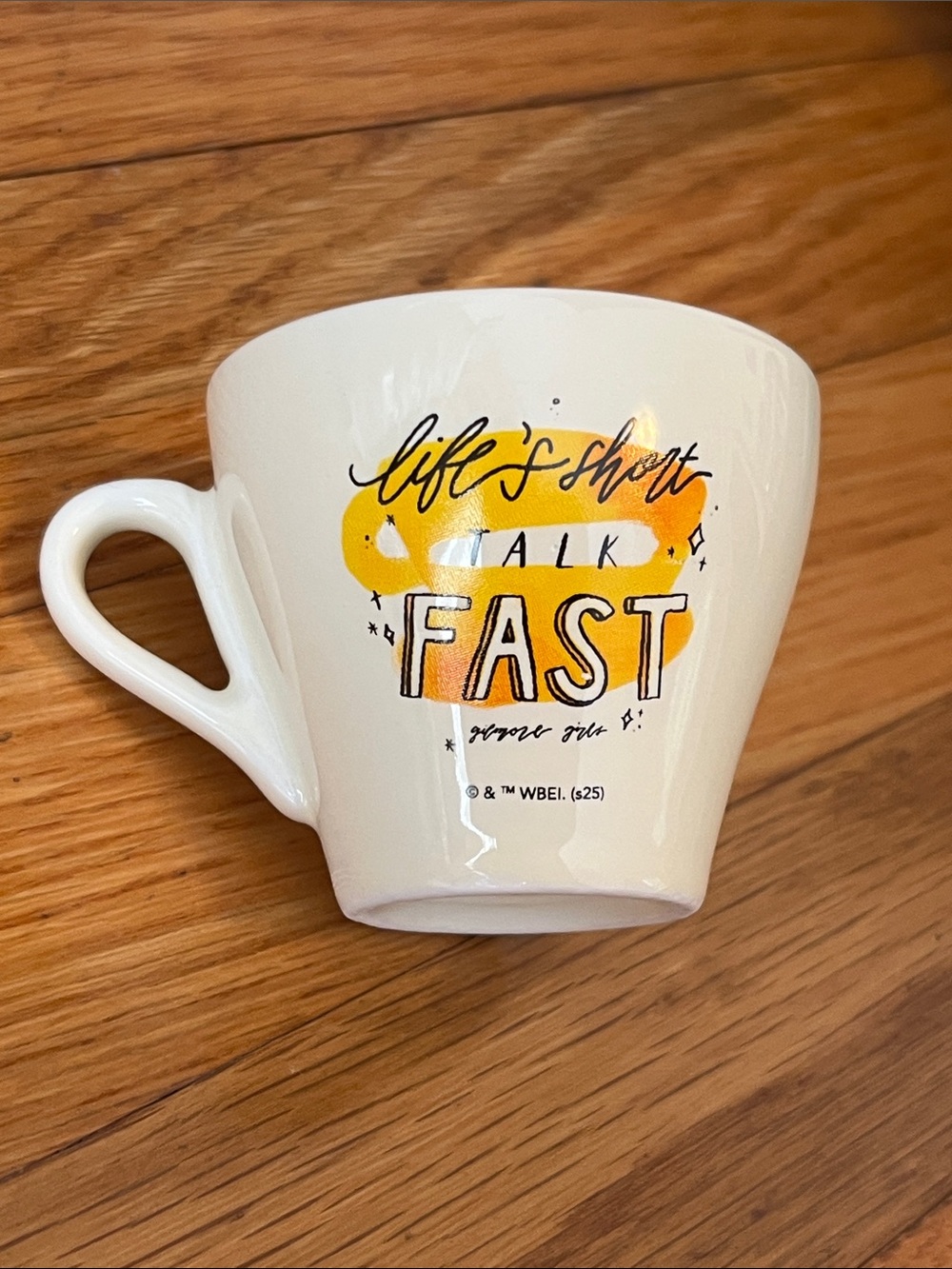 Gilmore Girls Espresso Cup - 'Life's Short, Talk Fast'